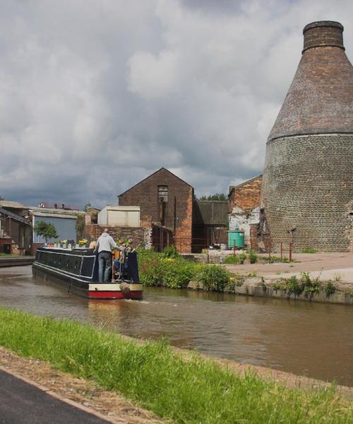 Een mooi uitzicht op Stoke on Trent