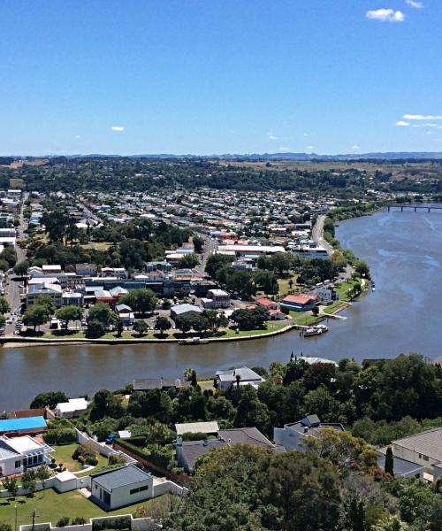 Piękny widok na miasto Whanganui