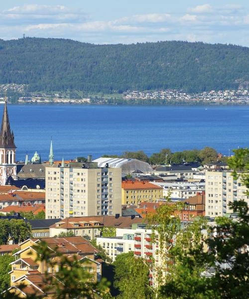 Una bonita panorámica de Jönköping