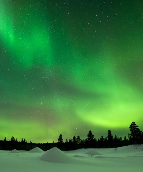 Uma linda vista de: Ivalo. Essa cidade é atendida pelo Aeroporto de Ivalo