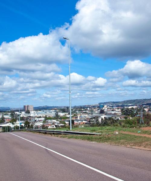 Kaunis näkymä kaupunkiin Pinetown