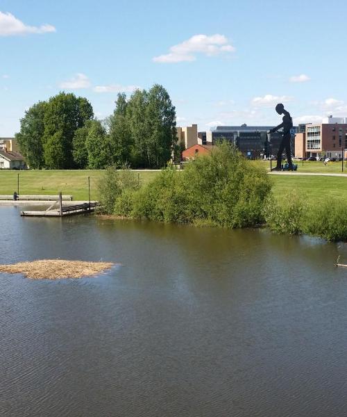 Una bellissima vista di Lillestrøm