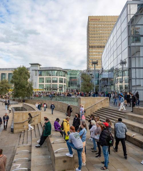 Magandang view ng Manchester — lungsod na sikat sa aming users