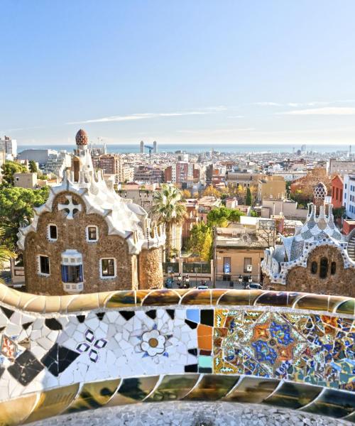 Una bonita panorámica de Barcelona