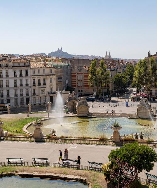 A beautiful view of Marseille serviced by Marseille Provence Airport.