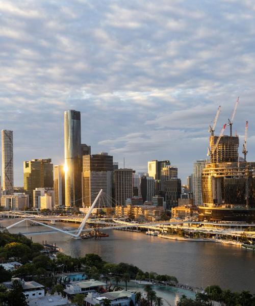 Pemandangan indah bagi Brisbane, yang berdekatan dengan Lapangan Terbang Brisbane