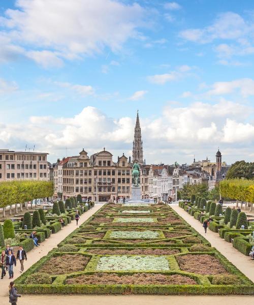 Uma linda vista de: Bruxelas. Essa cidade é atendida pelo Aeroporto de Bruxelas