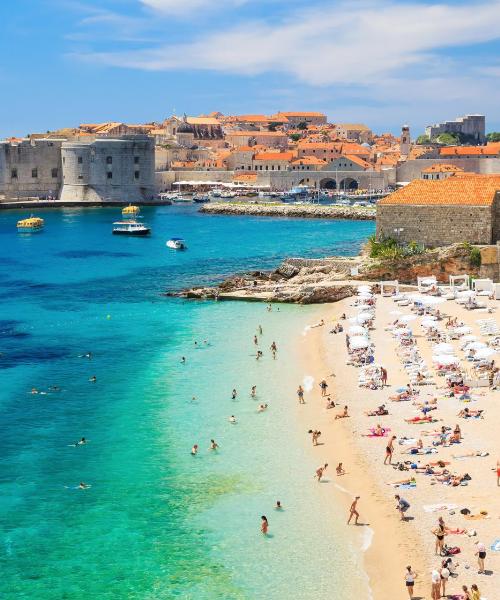 Dubrovnik şehrinden güzel bir manzara