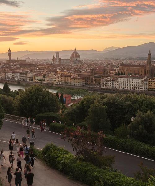 A beautiful view of Florence serviced by Florence Airport.