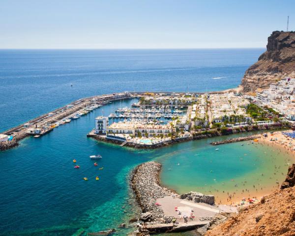 Ein schöner Blick auf Puerto de Mogan