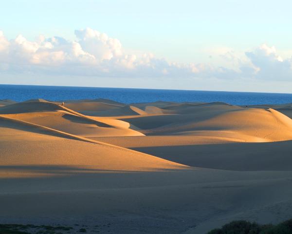 Krásný pohled na město Maspalomas