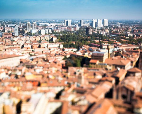 San Lazzaro di Savena şehrinden güzel bir manzara