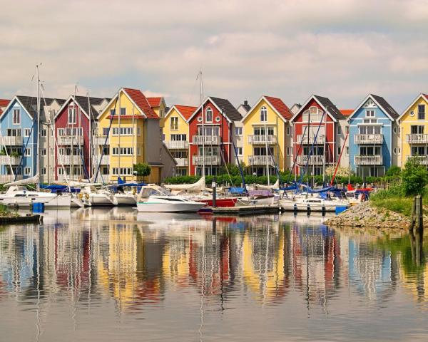 Vacker utsikt över Greifswald