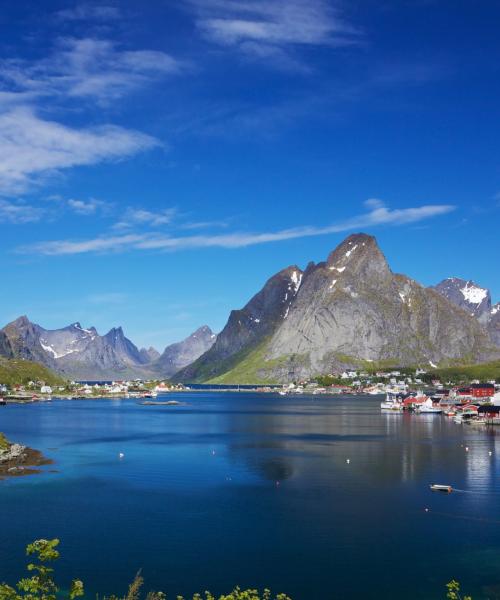 Uma bela vista da Noruega