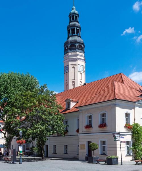 Quartier de Zielona Góra où les voyageurs préfèrent séjourner.