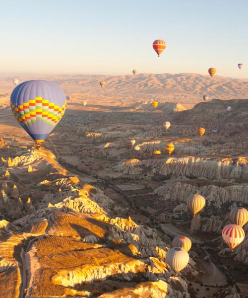 Predivan pogled na regiju 'Cappadocia'