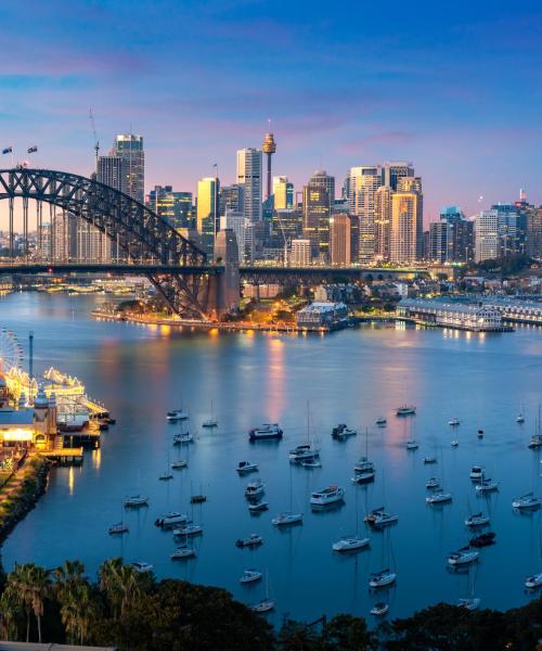 Sydney Region bölgesinden güzel bir manzara