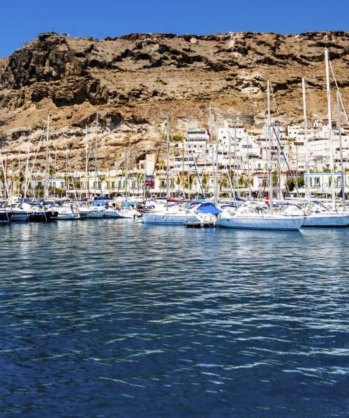 Ein schöner Blick auf die Region Gran Canaria