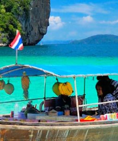 Ein schöner Blick auf die Region Krabi Province