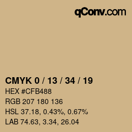 Color code: CMYK 0 / 13 / 34 / 19 | qconv.com