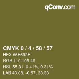 Color code: CMYK 0 / 4 / 58 / 57 | qconv.com