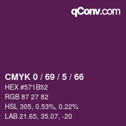 Código de color: CMYK 0 / 69 / 5 / 66 | qconv.com