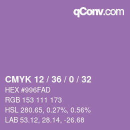 Color code: CMYK 12 / 36 / 0 / 32 | qconv.com