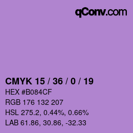 Color code: CMYK 15 / 36 / 0 / 19 | qconv.com