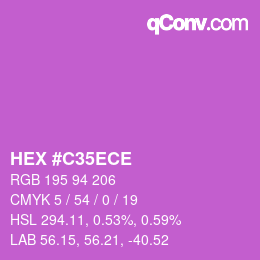 Código de color: HEX #C35ECE | qconv.com