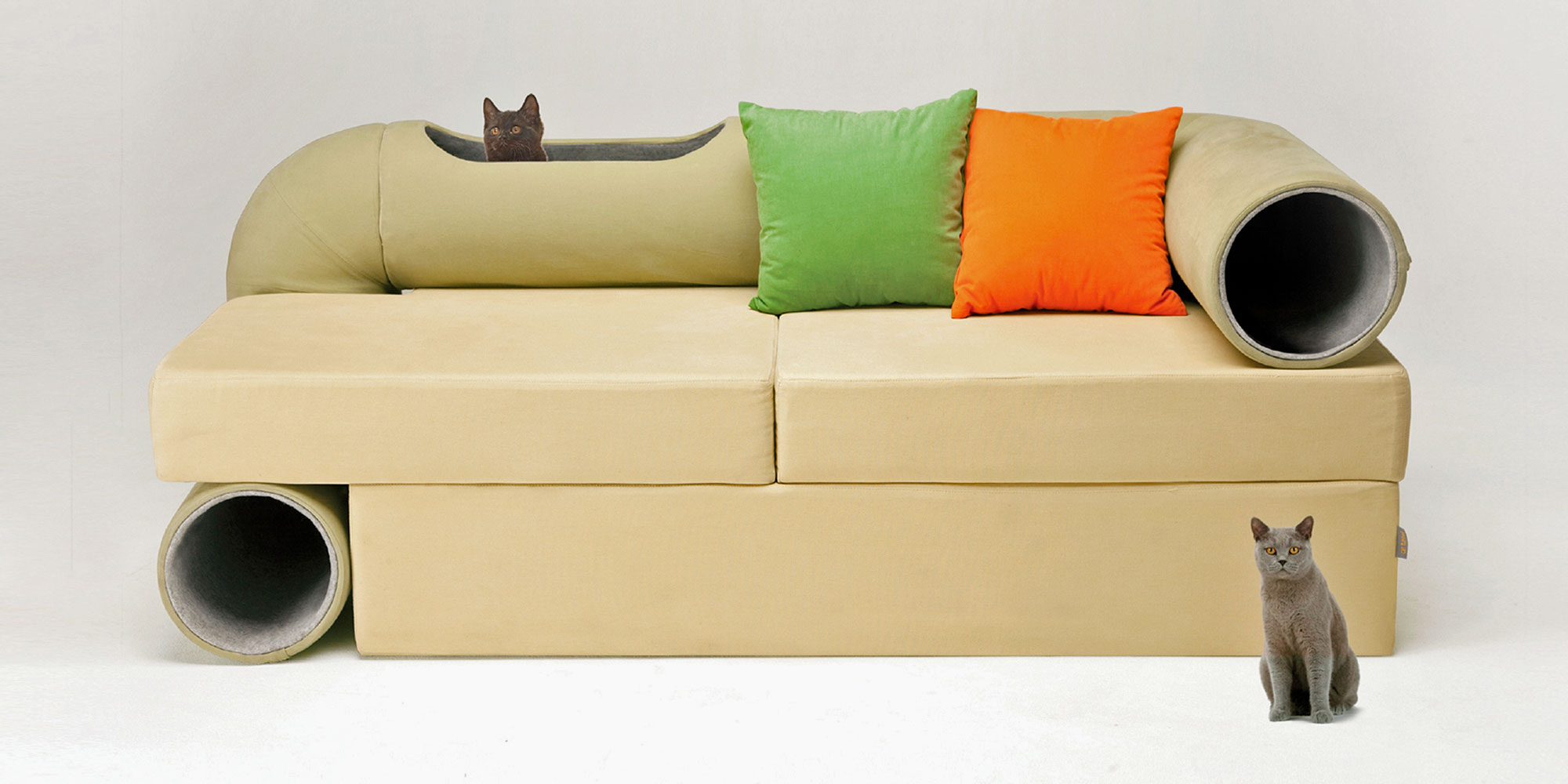 Cat Tunnel Sofa