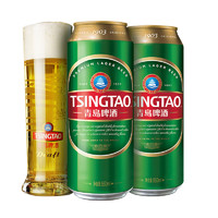 青岛啤酒 TSINGTAO 共到手24瓶！1903经典10度550mL*18罐 赠苏打水6瓶