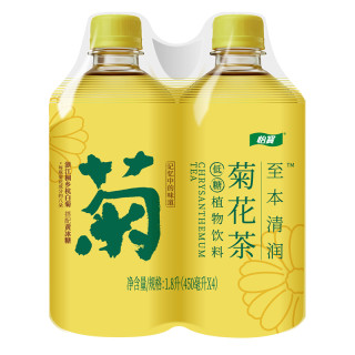 C'estbon 怡宝 至本清润菊花茶植物饮料450ml*4瓶/尝鲜装 发JD物流