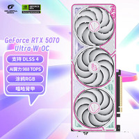 七彩虹 COLORFUL iGame GeForce RTX 5070  Ultra W OC 12GB GDDR7 DLSS 4 电竞光追游戏设计电脑显卡