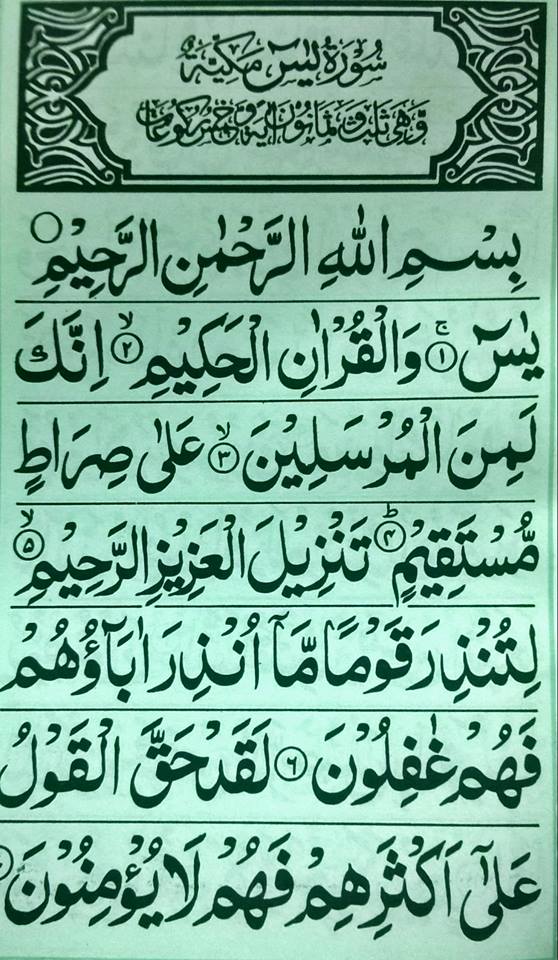 Surah Yaseen Page 1 Yaseen Learn Quran Surah Yaseen F - vrogue.co