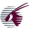 Lentoyhtiön Qatar Airways logo