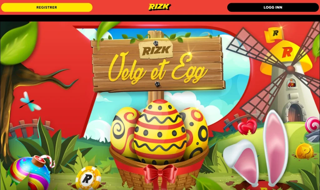 Eggjakt hos Rizk Casino