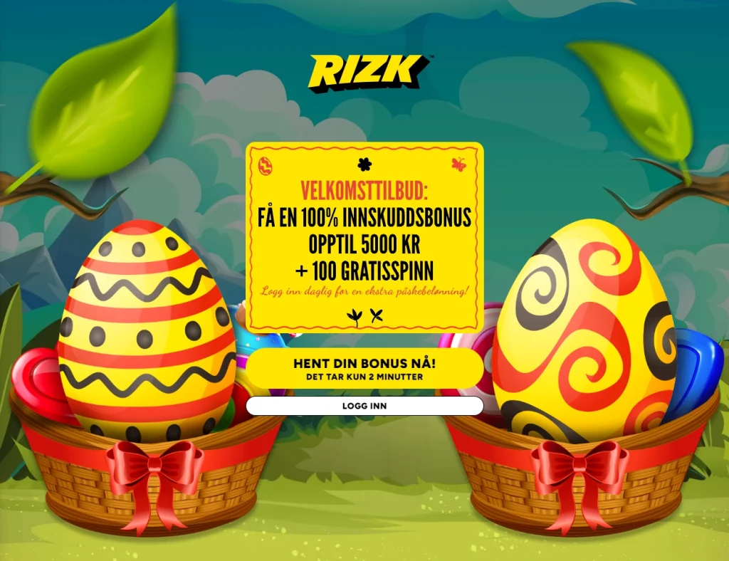 Paskkampanje hos Rizk Casino