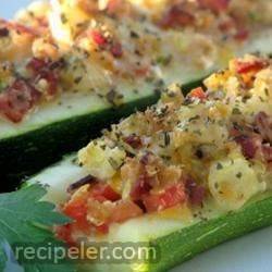 zucchini boats on the grill