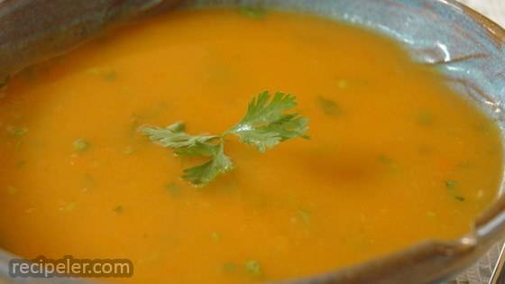 Carrot Chile And Cilantro Soup