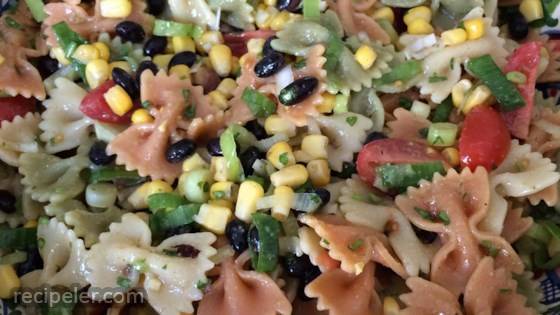 Cold Southwestern Bow Tie Pasta