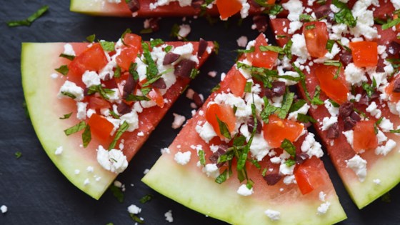 greek watermelon pizza