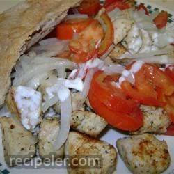 Marinated Chicken Pita Sandwich