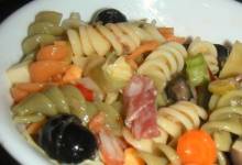 ellen's muffaletta pasta salad