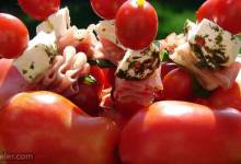 mozzarella and tomato appetizer