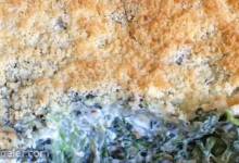 Spinach and Artichoke Au Gratin