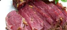 Apple and Brown Sugar Corned Beef