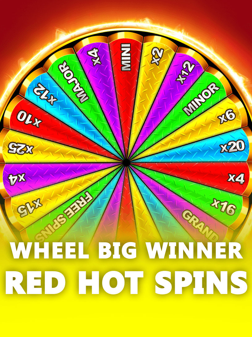 Play Wheel Big Winner Red Hot Spins Cascading Game