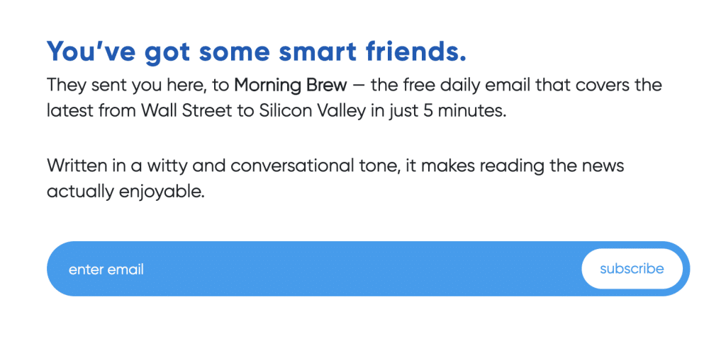 morning brew smart friends 