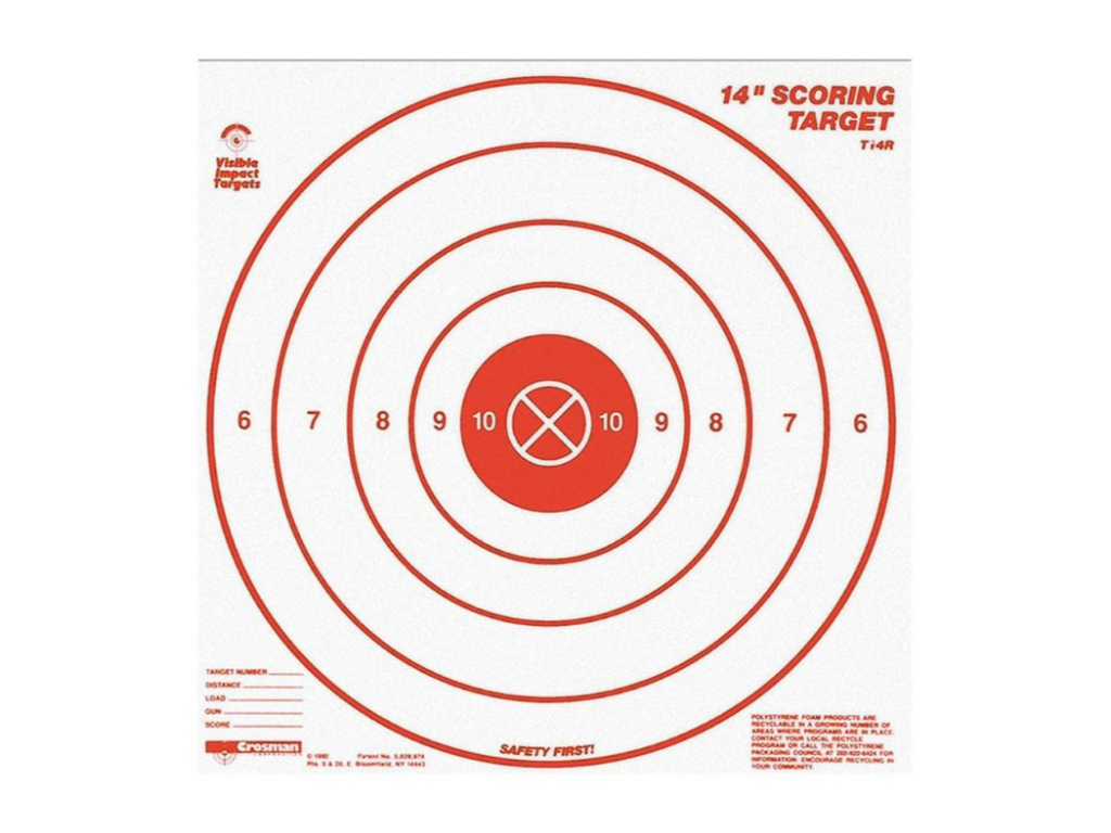 Explore Crosman Polystyrene Foam Targets, a pack of 3 ideal for air guns or firearms. Weather-resistant, visible bullet holes at ReplicaAirguns.ca.