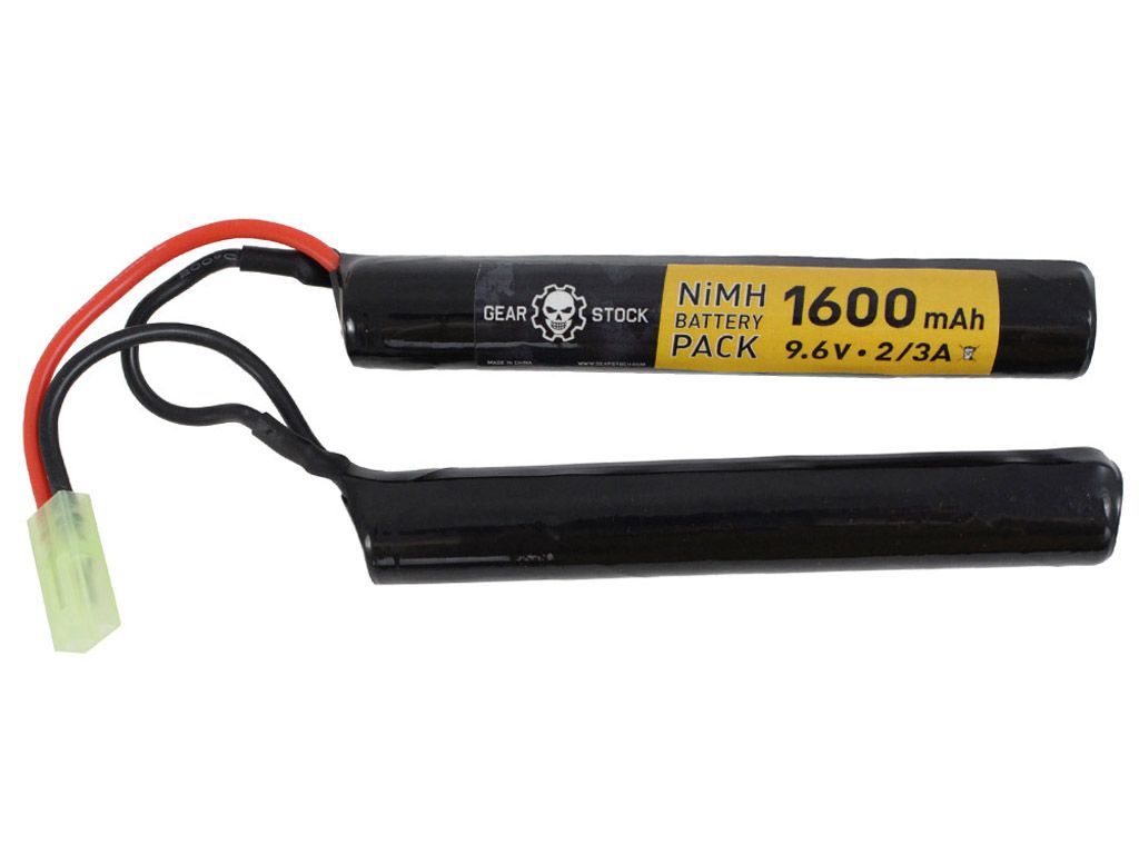 Discover the NiMH Airsoft Battery with a 9.6V, 1600mAh capacity at ReplicaAirguns.ca. Ideal for high-powered AEG rifles, this durable battery ensures longer life for extended airsoft battles.